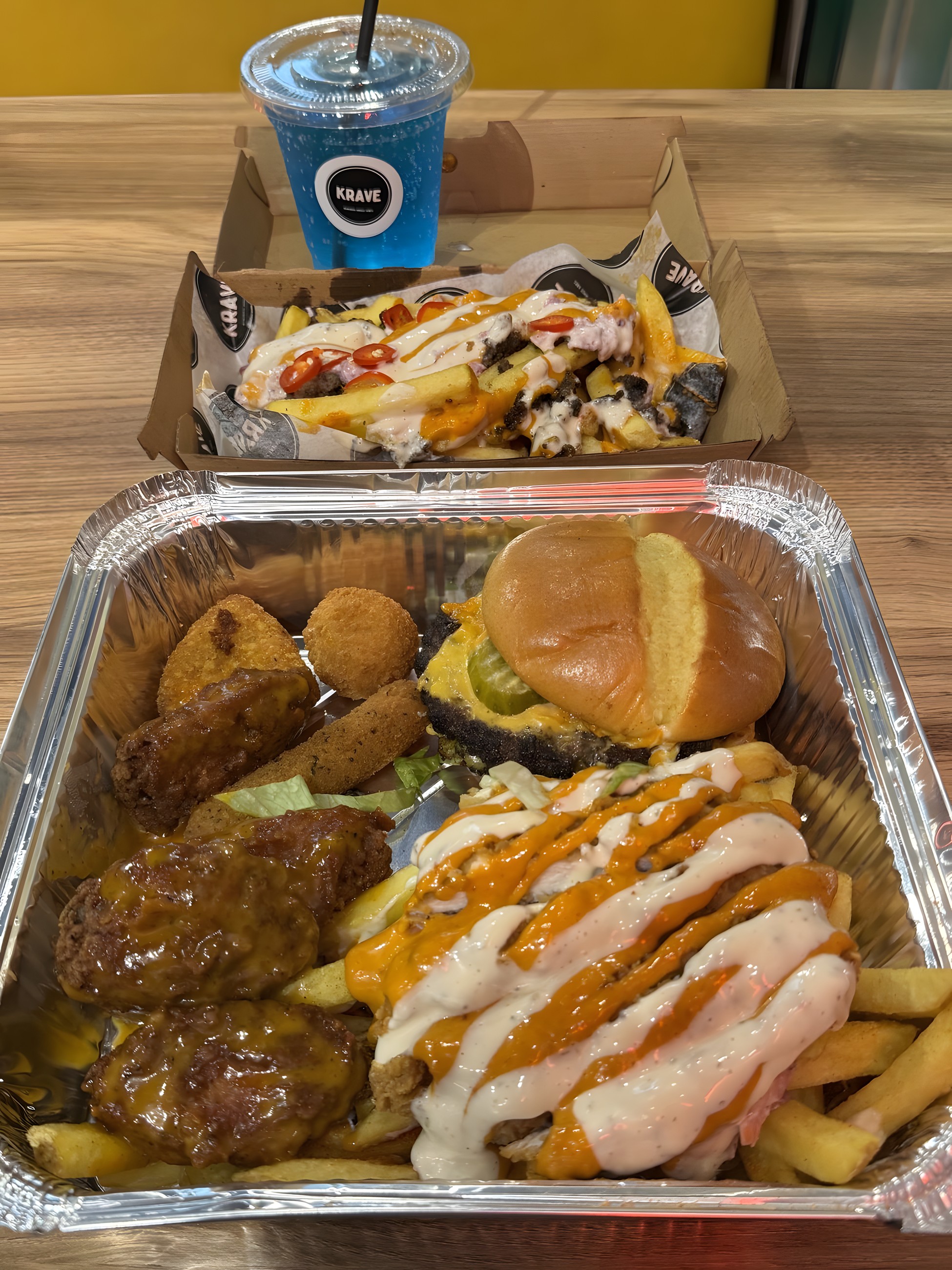 A loaded KRAVE munchbox